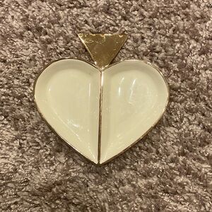 Kate Spade Gold and Black Spade Holder